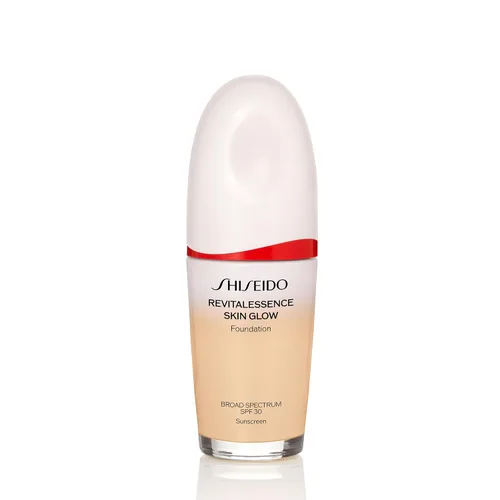 Vista 20 de Shiseido RevitalEssence Skin Glow Foundation SPF 30 - Buildable, Medium Coverage - 24-HR Hydration & 12-HR Wear - Transfer, Crease & Fade Resistant