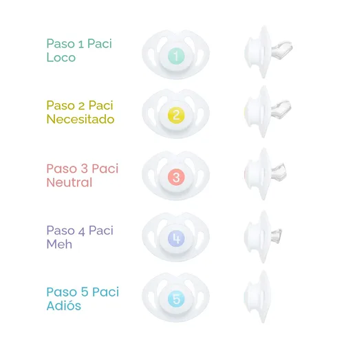 Vista 2 de Frida Baby Sistema de destete de chupete de silicona, sin BPA, sin látex