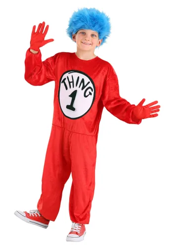 Vista 2 de Disfraz Infantil de Thing 1 y Thing 2 de Dr. Seuss Multicolor