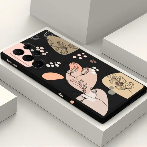 Vista 31 de LEECG Funda para Samsung Galaxy S22, Diseños de Flores Elegantes de Silicona Suave con Protección contra Caídas y Resistente a Huellas Dactilares