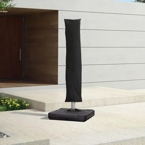 Vista 10 de PURPLE LEAF Cubierta Pequeña para Sombrilla de Patio Parasol Resistente a UV para Exteriores Cubierta para Sombrilla Offset Cantilever