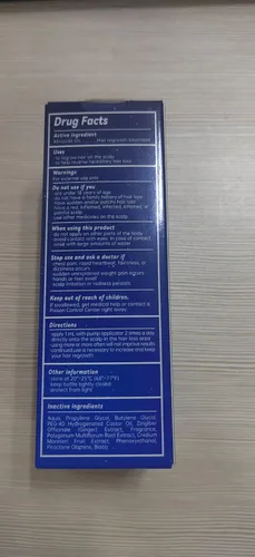 Vista 3 de Minoxidil para hombres y mujeres Crecimiento del cabello: 5% Minoxidil Spray Tratamiento de regeneración del cabello Serum para detener