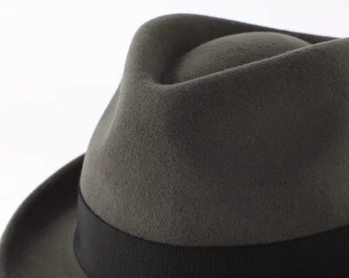 Vista 25 de Home Prefer Sombrero de invierno de fieltro de lana para hombre Sombrero de ala corta Fedora