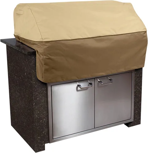 Vista 14 de Cubierta Classic Accessories para barbacoa empotrada, modelo Veranda Island , XS, Pebble