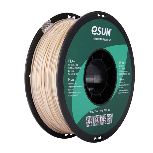Vista 9 de eSUN PLA PRO (PLA+) - Filamento de impresora 3D, precisión dimensional +/- 0.001 pulgadas, carrete de 2.2 libras, de ¹/₁₆ pulgadas, color piel Beige