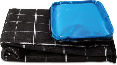Vista 4 de PackIt Bolsa doble congelable para botella, construida con tecnología EcoFreeze y forro antimicrobiano, plegable, reutilizable, cierre