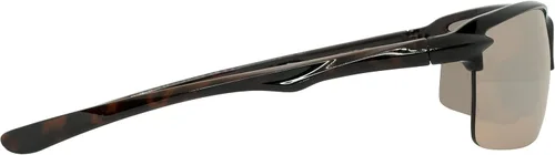 Vista 4 de Maxx 14er - Gafas de sol deportivas para golf, montura de tortuga, color ámbar