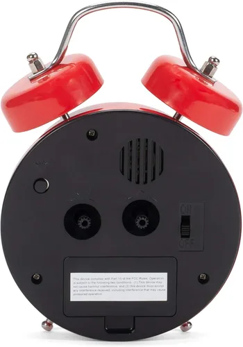Vista 5 de Mark Feldstein & Associates Wacky Wakers Red Rooster - Reloj despertador de mesa