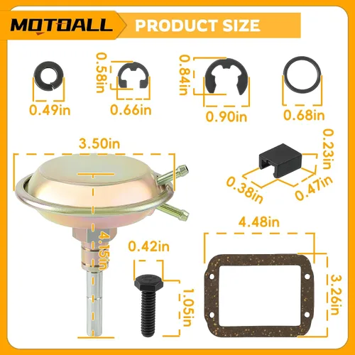 Vista 3 de MOTOALL Actuador de vacío 4WD Eje delantero para Dodge Ram 1500 2500 3500 W150 Ramcharge Jeep