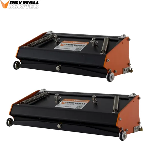 Vista 3 de acabado profesional set – 10" & 12" cabeza plana Ángulo de ángulo de cajas, Caja, rodillo, Bomba y asas