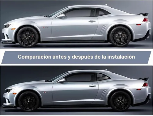 Vista 2 de CONGCONG Calcomanía de bandera estadounidense para Chevy Camaro para ventana trasera compatible con Chevy Camaro 2010-2015, calcomanía de bandera
