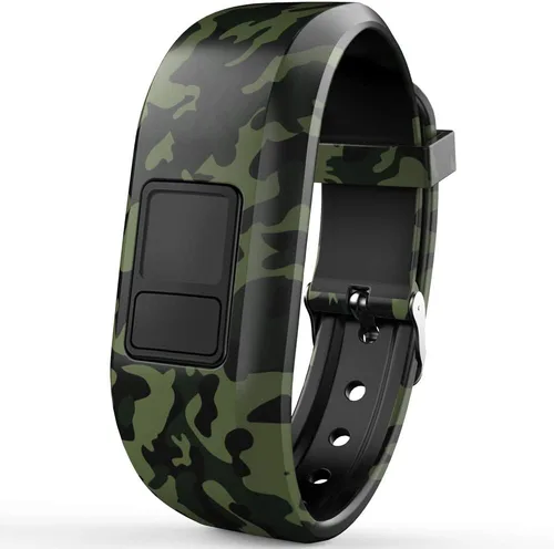 Vista 9 de Bands for Garmin Vivofit jr/jr 2/3, Adjustable Replacement Wristbands with Watch Buckle for Women Men(No Tracker)