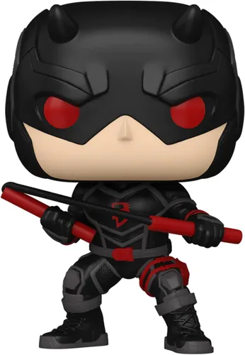Vista 2 de Funko Pop! Marvel - Figura de Daredevil (Shadowland) Bobblehead (exclusivo de Entertainment Earth)