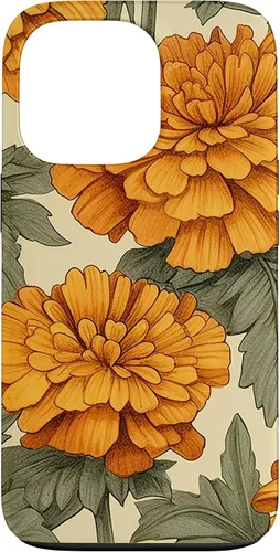 Vista 10 de Watercolor Marigold Flower Case for iPhone 16