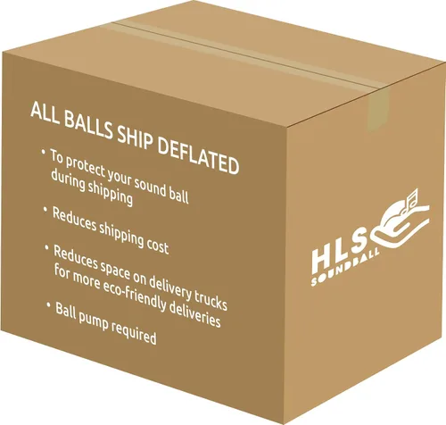 Vista 4 de Handi Life Sport 1 bola de campana de mariposa, una bola audible ligera con goma inflable y agarre táctil, y 1 bomba de bola ligera