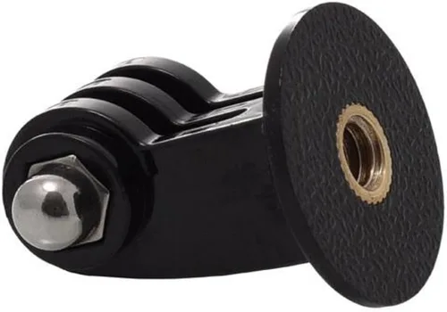 Vista 2 de Manfrotto EXADPT Adaptador universal para trípode GoPro con conexión de rosca de 1/4 (negro)