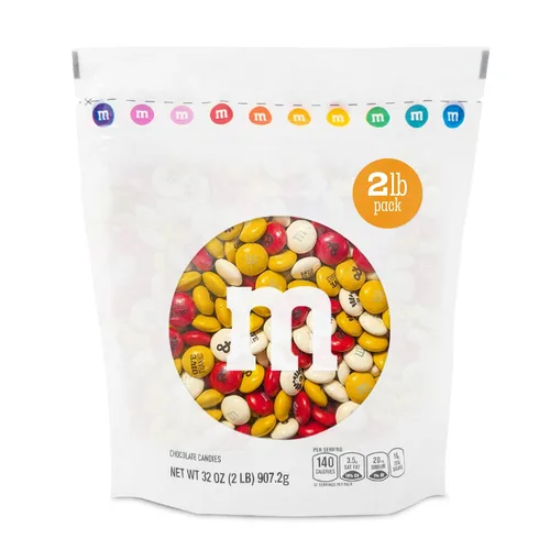 Vista 20 de M&M'S WORLD Dulces de Chocolate con Leche de Navidad - 2 Libras de Chocolate de Color Festivo a Granel Para Bolsas de Dulces de Navidad