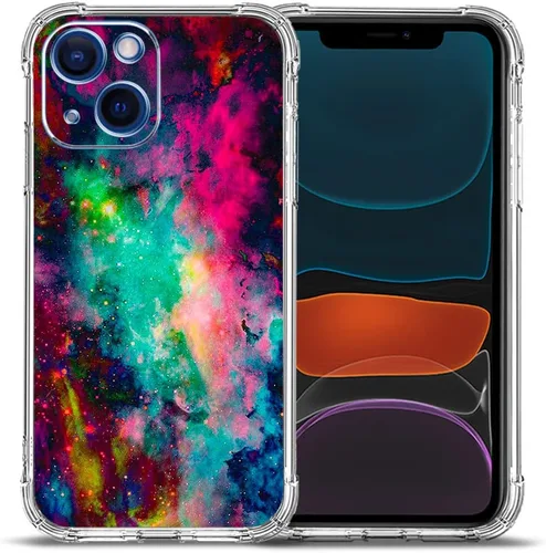 Vista 17 de Funda para iPhone 12, diseño de mariposas azules, rosas, protección contra caídas, a prueba de golpes, TPU de cuerpo completo, resistente a