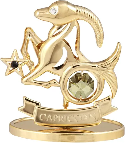 Vista 22 de CRYSTOCRAFT Regalo de sagitario, adorno de constelación con cristal austriaco, adorno de cristal de signo del zodiaco, colección de decoración