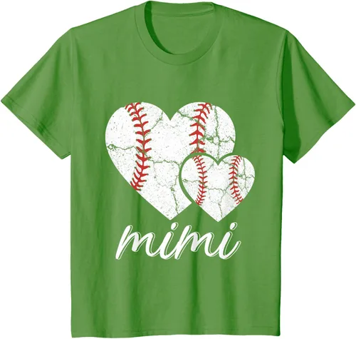 Vista 64 de Camiseta de béisbol Mimi para el Día de la Madre, Negro, S