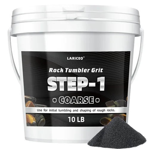 Vista 14 de Medios de cerámica de 2.5 libras para pulir rocas, medios de relleno de cerámica de 3/16 pulgadas x 3/8 pulgadas, no abrasivos, reutilizables