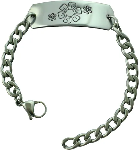 Vista 11 de Pulsera de identificación ajustable personalizada para niños y adultos Mariposa
