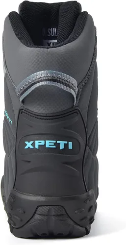 Vista 4 de Xpeti - Botas de senderismo Thermator para mujer, impermeables y de alto corte