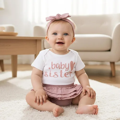 Vista 2 de Ropa de bebé niña recién nacida verano lindo traje 0-24 meses
