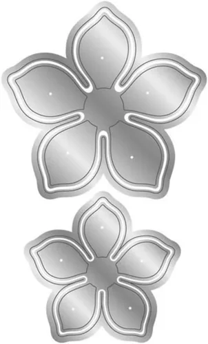 Vista 3 de Troqueles para álbumes de recortes, troqueles de corte de metal con marco rectangular para hacer tarjetas, plantilla de perforación de manualidades