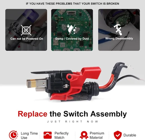 Vista 3 de Reemplazo del conjunto del interruptor de gatillo V15 compatible con Dyson
