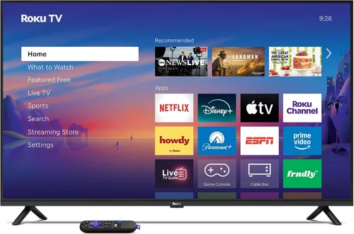 Vista 13 de Roku Smart TV 2026 – Serie Select de 43 pulgadas, 4K HDR TV – Roku TV con control remoto por voz – Televisión LED de pantalla plana con Wi-Fi