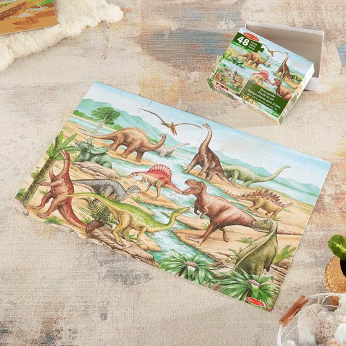 Vista 9 de Rompecabezas de dinosaurios (48 piezas, 2x3 pies)