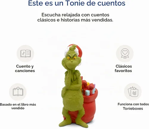 Vista 4 de Tonies La Figurita de Audio de Grinch de Cómo el Grinch Robó la Navidad de Dr. Seuss