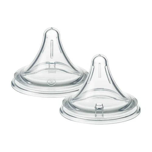 Vista 8 de Tommee Tippee Pezones triangulares de cierre profundo de inicio natural, rápido, 19.7 ft+