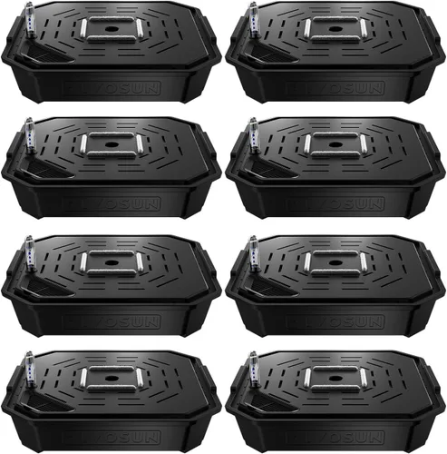 Vista 10 de VIVOSUN Paquete de 4 Macetas de Autoriego FlexFeed, Base de Maceta de Tela con Riego Automático con Medidor de Agua y Ventana de Mantenimiento