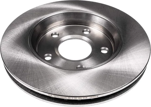 Vista 306 de Detroit Axle - Rotores de freno delantero para 04-13 Mazda 3 Rotores de frenos de disco 06-15 Mazda 5 Reemplazo: Rotor regular delantero de 11.81