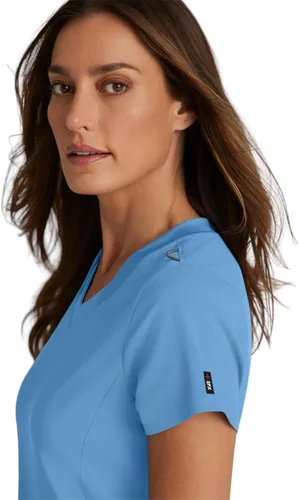 Vista 5 de BARCO Grey's Anatomy Spandex Stretch Direct - Camiseta médica con cuello en V para mujer
