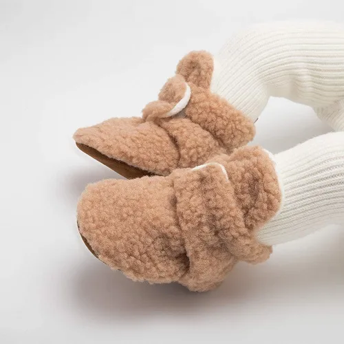Vista 42 de Sawimlgy - Botines de algodón antideslizantes para recién nacido, con agarre, para cuna o para el invierno