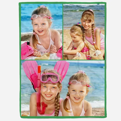 Vista 14 de Manta personalizada con collages de fotos, mantas personalizadas para familiares, amigos, perros o mascotas, utilizada como recuerdo y regalo, 1 1