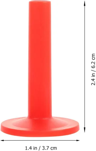 Vista 2 de Tubo de platillo, 12 piezas, accesorios de repuesto para platillo, soporte de platillo, funda de tambor para percusión, piezas de platillo rojo