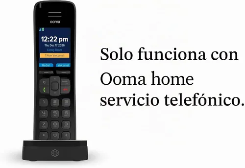 Vista 6 de Auricular Ooma HD3 inalámbrico con identificador de llamadas y calidad de voz HD. Exclusivamente para el servicio telefónico residencial Ooma Telo