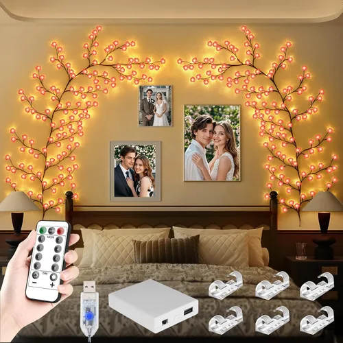 Vista 9 de 4FT 48LED USB Huevo de Pascua Rama Luces para decoración de pared, caja de 1 huevo de Pascua 48 LED