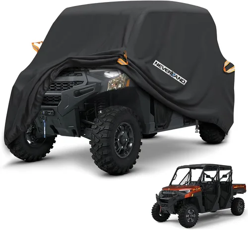 Vista 10 de Neverland Cubierta UTV impermeable 300D resistente 2-3 plazas/4-6 plazas 4 puertas lado a lado, protección para todo tipo de clima, compatible