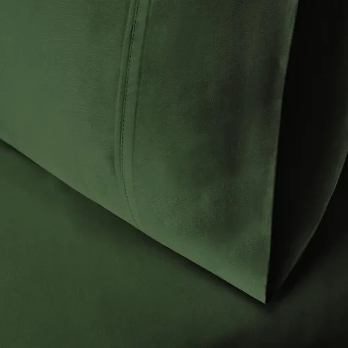 Vista 7 de Superior Juego de fundas de almohada de 2 piezas de 100% algodón egipcio de 400 hilos, tamaño King, color azul claro