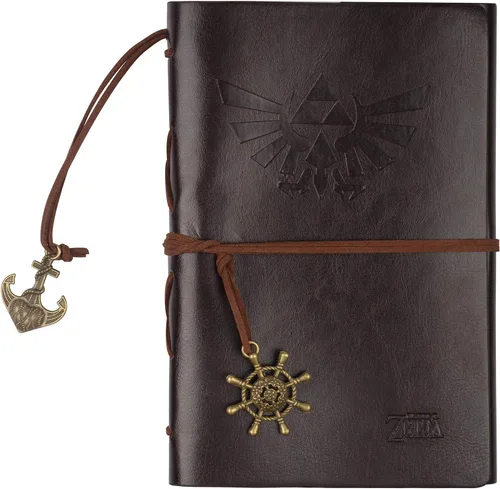 Vista 11 de ONE250 Legend of Zelda Journal, Writing Journal, Travel Diary, 7.2x5.1 Notebook, Writers Notebook, Refillable Diary Sketchbook, Fountain Pen Safe