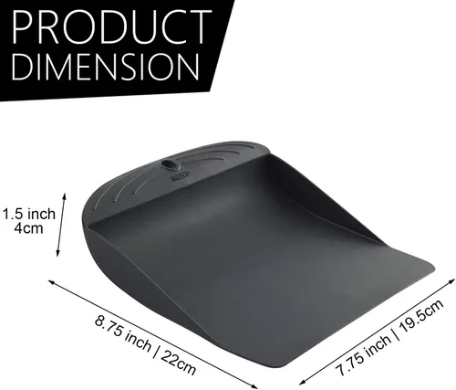 Vista 4 de Norpro Mega Cuchara/Espátula, Negro Grande