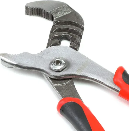 Vista 3 de DNA Motoring TOOLS-00074 - Alicates para juntas de ranura de 8 pulgadas, alicates endurecidos con dientes tratados térmicamente, agarres de PVC