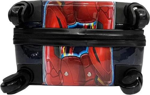 Vista 7 de Fast Forward Spiderman - Maleta de viaje de 20 pulgadas con ruedas para niños, Avengers, Equipaje giratorio