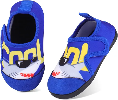 Vista 3 de KAKU NANU Zapatos de agua para niños y niñas, bonitos zapatos de natación de dibujos animados, calcetines de agua ligeros de secado rápido