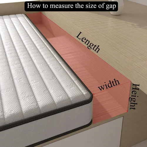 Vista 3 de SAMTY Relleno de cama para cabecero, relleno de espacio para sofá, relleno de grietas entre cabecero y colchón, 36 pulgadas